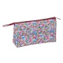 Holdall Nait Nait Flores coimbra burdeos Burgundy 22 x 12 x 3 cm by Nait Nait, Pencil cases - Ref: S4310863, Price: 11,62 €, ...