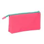 Trousse Fourre-Tout Triple Nait Nait Rosa fluor Rose 22 x 12 x 3 cm de Nait Nait, Trousses - Réf : S4310880, Prix : 11,62 €, ...