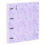 Reliure à anneaux Safta Light purple flowers Violet 27 X 32 X 4 cm de Safta, Classeurs - Réf : S4310895, Prix : 12,98 €, Remi...