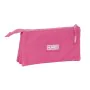 Dreifaches Mehrzweck-Etui Munich Basic Pink 22 x 12 x 3 cm von Munich, Federmäppchen - Ref: S4310925, Preis: 11,16 €, Rabatt: %