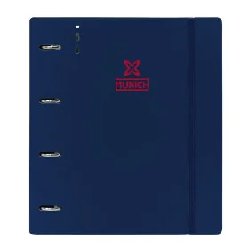 Reliure à anneaux Munich Royal Bleu 27 X 32 X 4 cm de Munich, Classeurs - Réf : S4310943, Prix : 14,33 €, Remise : %