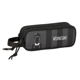 Portatodo Doble Wednesday Negro 21 x 8 x 6 cm de Wednesday, Estuches - Ref: S4310952, Precio: 11,08 €, Descuento: %