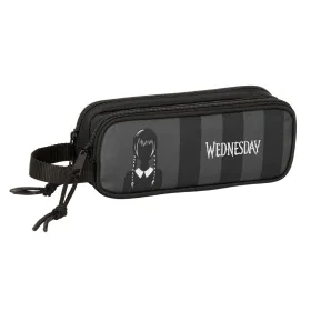 Zweifaches Mehrzweck-Etui Wednesday Schwarz 21 x 8 x 6 cm von Wednesday, Federmäppchen - Ref: S4310952, Preis: 11,54 €, Rabat...