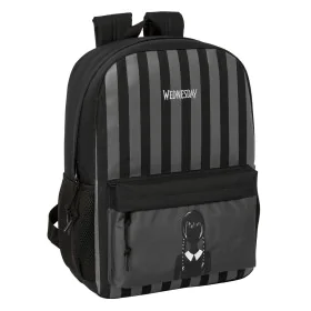 School Bag Wednesday Black 32 x 43 x 14 cm by Wednesday, Children's Backpacks - Ref: S4310954, Price: 34,12 €, Discount: %