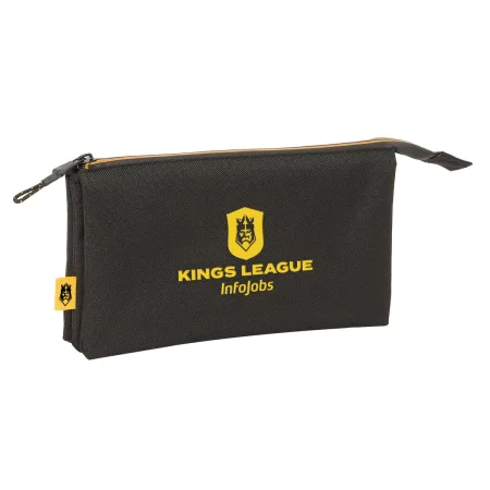 Dreifaches Mehrzweck-Etui Kings League Schwarz 22 x 12 x 3 cm von Kings League, Federmäppchen - Ref: S4311014, Preis: 11,16 €...