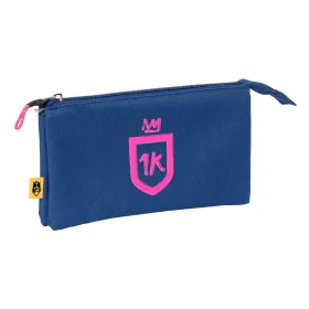 Trousse Fourre-Tout Triple Kings League 1k Bleu 22 x 12 x 3 cm de Kings League, Trousses - Réf : S4311056, Prix : 11,62 €, Re...