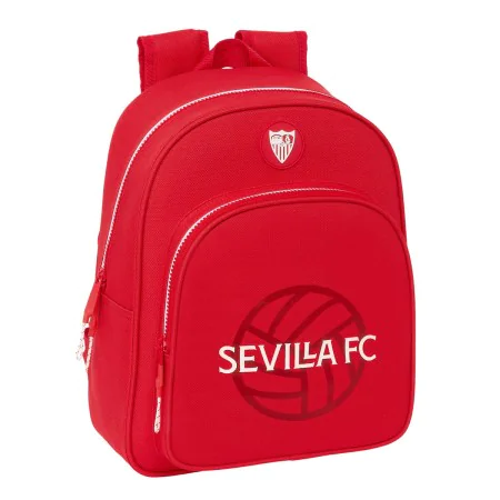 School Bag Sevilla Fútbol Club Red 28 x 34 x 10 cm by Sevilla Fútbol Club, Children's Backpacks - Ref: S4311060, Price: 23,15...