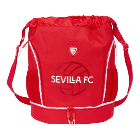 Rucksacktasche mit Bändern Sevilla Fútbol Club Rot 35 x 40 x 1 cm von Sevilla Fútbol Club, Schulranzen - Ref: S4311067, Preis...