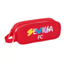 Portatodo Doble Sevilla Fútbol Club Rojo 21 x 8 x 6 cm de Sevilla Fútbol Club, Estuches - Ref: S4311073, Precio: 11,54 €, Des...