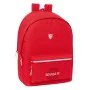 Mochila para Portátil e Tablet com Saída USB Sevilla Fútbol Club Vermelho 31 x 44 x 18 cm de Sevilla Fútbol Club, Bolsas e ca...