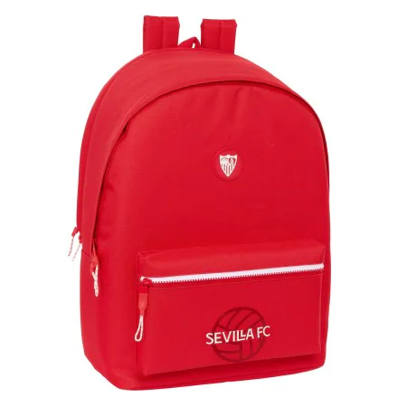 Sac à Dos pour Portable et Tablette avec Sortie USB Sevilla Fútbol Club Rouge 31 x 44 x 18 cm de Sevilla Fútbol Club, Sacs et...