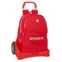 Schulrucksack mit Rädern Sevilla Fútbol Club Rot 32 x 44 x 16 cm von Sevilla Fútbol Club, Kinderrucksäcke - Ref: S4311084, Pr...