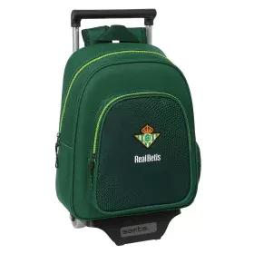 School Rucksack with Wheels Real Betis Balompié Green 28 x 34 x 10 cm by Real Betis Balompié, Children's Backpacks - Ref: S43...