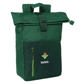 Laptop Backpack Real Betis Balompié Green 28 x 42 x 13 cm by Real Betis Balompié, Bags and covers for laptops and netbooks - ...