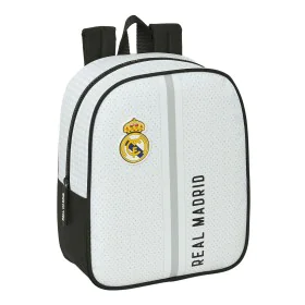 Child bag Real Madrid C.F. 24/25 White Grey 22 x 27 x 10 cm by Real Madrid C.F., Children's Backpacks - Ref: S4311128, Price:...