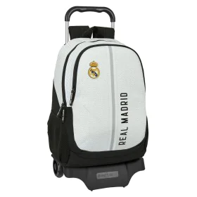 Cartable à roulettes Real Madrid C.F. 24/25 Blanc Gris 32 x 44 x 16 cm de Real Madrid C.F., Sacs à dos enfant - Réf : S431113...