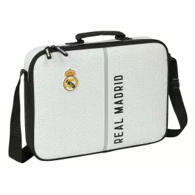 Borsa per la scuola Real Madrid C.F. Bianco Grigio 38 x 28 x 6 cm di Real Madrid C.F., Zainetti per bambini - Rif: S4311136, ...