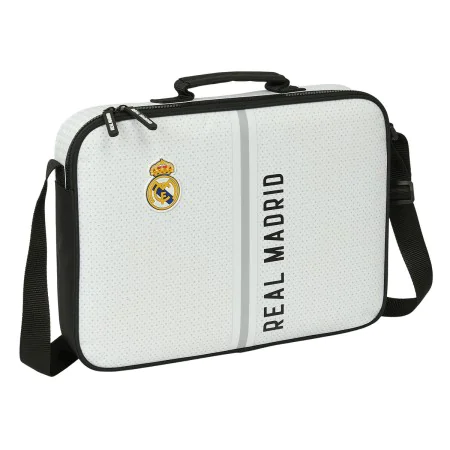 Cartera Escolar Real Madrid C.F. Blanco Gris 38 x 28 x 6 cm de Real Madrid C.F., Mochilas infantiles - Ref: S4311136, Precio:...