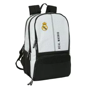 Mochila de padel Real Madrid C.F. 24/25 Branco Cinzento de Real Madrid C.F., Sacos - Ref: S4311140, Preço: 66,44 €, Desconto: %