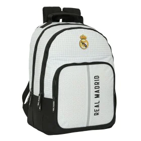 Zaino Scuola Real Madrid C.F. 24/25 Bianco Grigio 32 x 42 x 16 cm di Real Madrid C.F., Zainetti per bambini - Rif: S4311145, ...