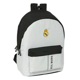 Mochila para notebook Real Madrid C.F. 24/25 Branco Cinzento 31 x 44 x 18 cm 15,6" de Real Madrid C.F., Bolsas e capas para c...