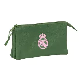 Trousse Fourre-Tout Triple Real Madrid C.F. Kaki 22 x 12 x 3 cm de Real Madrid C.F., Trousses - Réf : S4311168, Prix : 11,68 ...