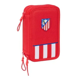 Estojo Triplo Atlético Madrid Vermelho 12,5 x 19,5 x 5,5 cm 36 Peças de Atlético Madrid, Estojos - Ref: S4311193, Preço: 25,0...