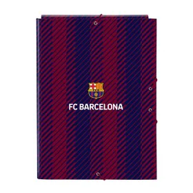 Classeur F.C. Barcelona 24/25 Bordeaux Blue marine A4 26 x 33.5 x 2.5 cm de F.C. Barcelona, Dossiers - Réf : S4311201, Prix :...