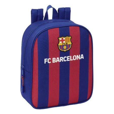 Mochila Escolar F.C. Barcelona 24/25 Granate Azul marino 22 x 27 x 10 cm de F.C. Barcelona, Mochilas infantiles - Ref: S43112...