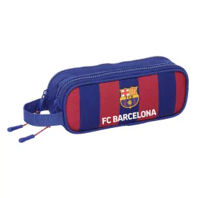 Portaoggetti Doppio F.C. Barcelona 24/25 Rosso Granato Blu Marino 21 x 8 x 6 cm di F.C. Barcelona, Porta penne - Rif: S431121...