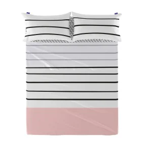 Drap HappyFriday Blanc Blush Multicouleur 260 x 270 cm de HappyFriday, Draps et taies d'oreiller - Réf : D1608783, Prix : 34,...