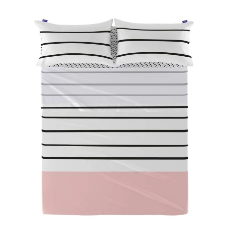 Top sheet HappyFriday Blanc Blush Multicolour 260 x 270 cm by HappyFriday, Sheets and pillowcases - Ref: D1608783, Price: 38,...