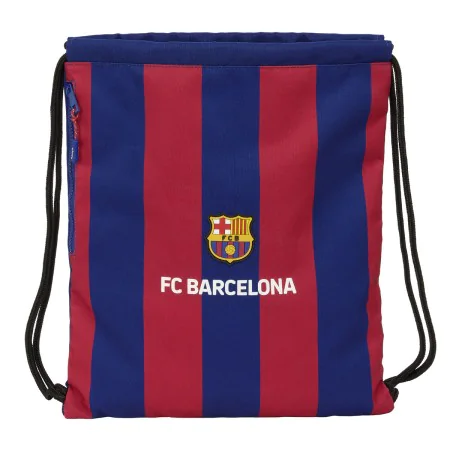 Bolsa Mochila con Cuerdas F.C. Barcelona 24/25 Granate Azul marino 35 x 40 x 1 cm de F.C. Barcelona, Bolsas escolares - Ref: ...