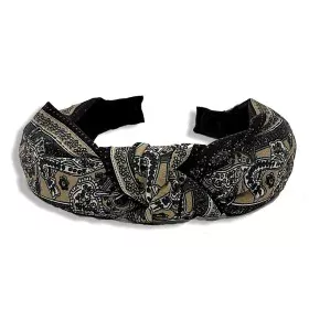 Diadema Araban Nudo Negro Beige de Araban, Diademas - Ref: S4500542, Precio: 8,91 €, Descuento: %