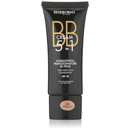 Creme Hidratante com Cor BB Cream Deborah 2147 5 em 1 Nº 04-Apricot de Deborah, Bases - Ref: S4502407, Preço: 13,35 €, Descon...