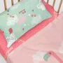 Jeu de draps HappyFriday Moshi Moshi Hola Multicouleur Lit de bébé 2 Pièces de HappyFriday, Draps et taies d'oreiller - Réf :...