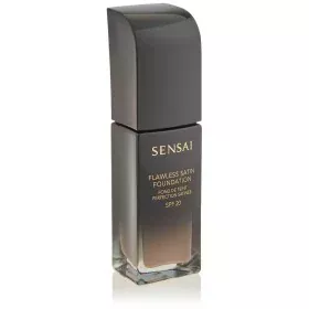 Liquid Make Up Base Lawless Satin Foundation Sensai 103-Sand beige (30 ml) by Sensai, Foundations - Ref: S4507269, Price: 50,...