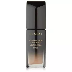 Base de maquillage liquide Lawless Satin Foundation Sensai 202-Ochre beig (30 ml) de Sensai, Fonds de teint - Réf : S4507270,...