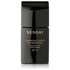 Fluid Foundation Make-up Sensai Luminous Sheer SPF 15 203-Neutral Beige (30 ml) by Sensai, Foundations - Ref: S4507328, Price...