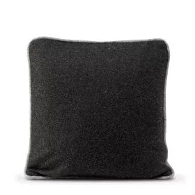 Cushion cover HappyFriday HF Living Piping Felt Black 50 x 50 cm by HappyFriday, Cushion Covers - Ref: D1608840, Price: 10,39...