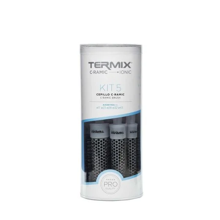 Set of combs/brushes Termix C-Ramic Ionic White (5 pcs) by Termix, Hairbrushes - Ref: S4508071, Price: 46,62 €, Discount: %