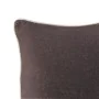 Housse de coussin HappyFriday HF Living Piping Felt Bordeaux 50 x 50 cm de HappyFriday, Housses de coussin - Réf : D1608842, ...