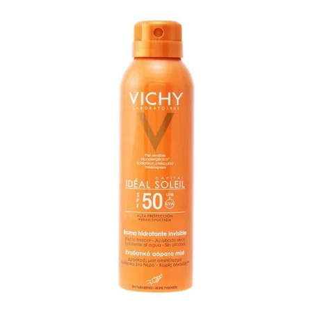 Spuma Solare Protettiva Idéal Soleil Vichy SPF 50 (100 ml) di Vichy, Filtri solari - Rif: S4508415, Prezzo: 23,24 €, Sconto: %