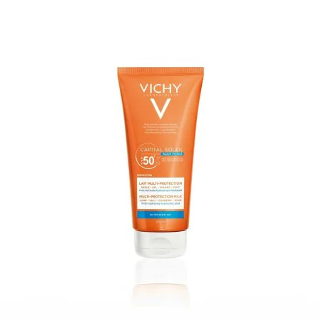 Sun Block Capital Soleil Lait Multi-Protection Vichy Spf 50+ (200 ml) by Vichy, Sun filters - Ref: S4508437, Price: 24,74 €, ...