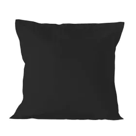 Pillowcase HappyFriday BASIC Black 80 x 80 cm by HappyFriday, Sheets and pillowcases - Ref: D1608876, Price: 14,29 €, Discoun...