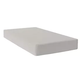 Sábana Bajera Ajustable HappyFriday BASIC Gris 90 x 200 x 32 cm de HappyFriday, Sábanas y fundas de almohada - Ref: D1608888,...