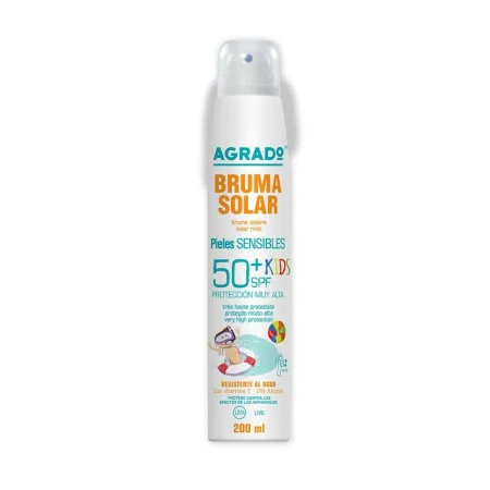 Spuma Solare Protettiva Agrado Kids SPF50+ Pelli sensibili (200 ml) di Agrado, Filtri solari - Rif: S4509861, Prezzo: 11,33 €...