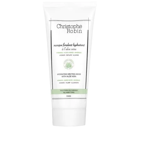 Maschera per Capelli Christophe Robin Idratante Aloe Vera (200 ml) di Christophe Robin, Balsami ad azione profonda e trattame...