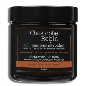 Maschera con pigmenti di colore Christophe Robin Warm Chestnut 250 ml di Christophe Robin, Balsami ad azione profonda e tratt...