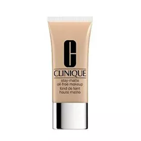 Base de Maquilhagem Fluida Stay Matte Clinique Stay-Matte Oil-Free 30 ml 03-Ivory de Clinique, Bases - Ref: S4511691, Preço: ...